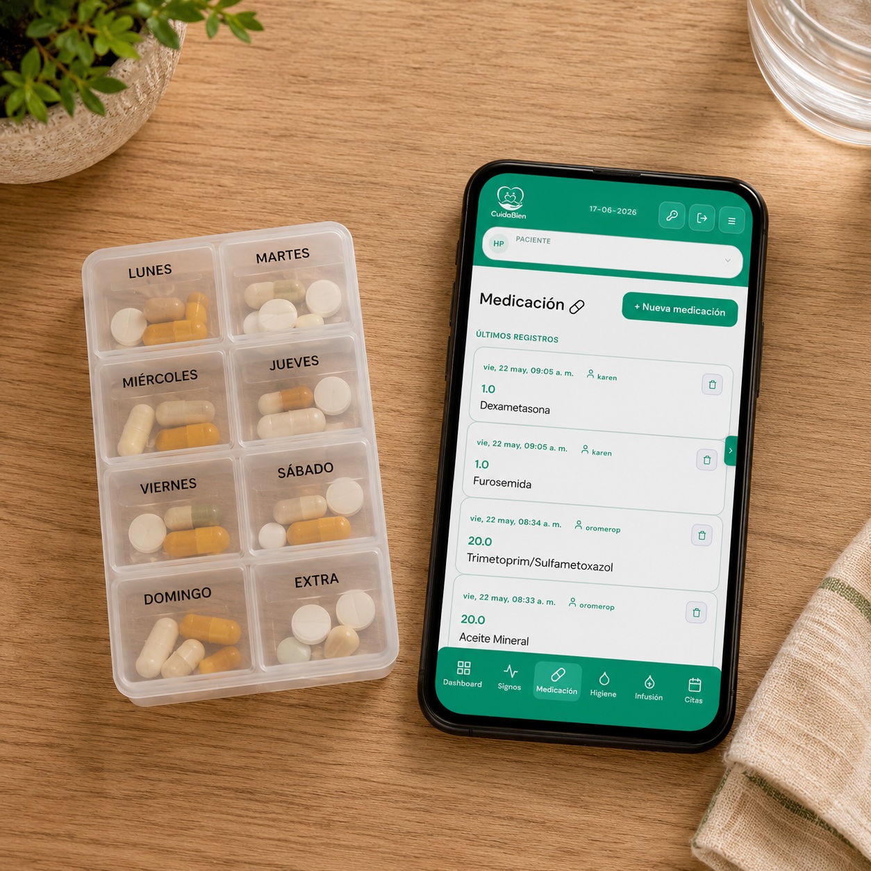 Medicamentos y Calendario